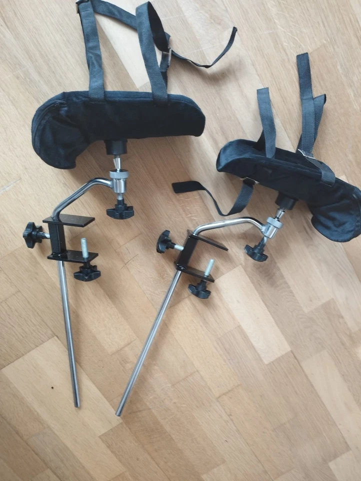 Accesorios de mesa quirúrgica Premium Juego de soportes para piernas examen acoplable Foto 1 de 4