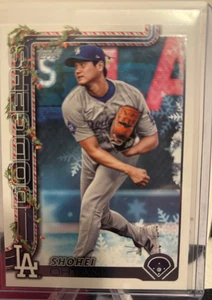 2025 Topps Holiday #H1 Shohei Ohtani Los Angeles Dodgers - Picture 1 of 2