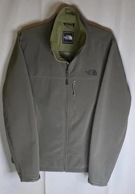 The North Face Apex Bionic Jacket Softshell Men's Medium Olive Green Zip M — 第 1/4 张图片