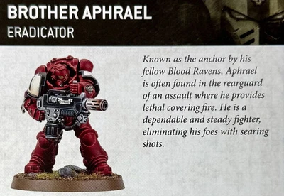 Warhammer 40K Dawn of War Onslaught Brother Aphrael  - Image 1 of 2