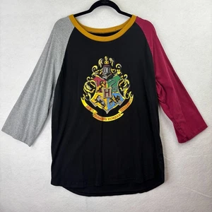 Wizarding World Harry Potter Shirt Damen 2XL 3/4 Arm Pullover schwarz grau - Bild 1 von 7