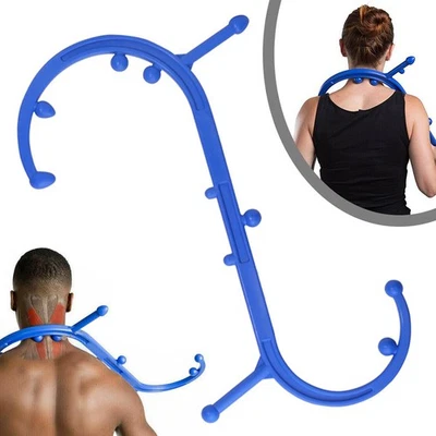 S-Shape Body Back Buddy Trigger Deep Therapy Point Self Massage Tool UKS NEW - Image 1 of 4