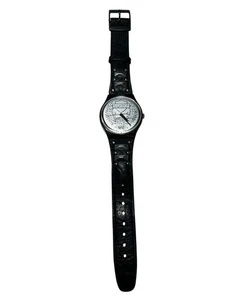1995 Swatch Watch Gent Hipster GB160 Leather Band - Picture 1 of 5