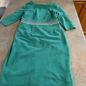 Boden Green Ribbed Daisy Ottomon Dress Size UK16 - Picture 1 of 18