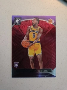 Bronny James Jr. 2024-25 Specchio Totalmente Certificato Marrone #150 RC - LA Lakers - Foto 1 di 5