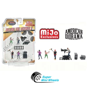 American Diorama 1:64 - Behind The Scenes II Figures - 6 pcs Set - Metal - Picture 1 of 2