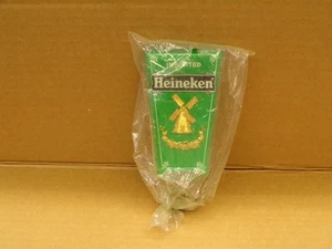 VINTAGE IMPORTED HEINEKEN BEER TAP HANDLE ~ ACRYLIC ~ NEW OLD STOCK ! - Picture 1 of 7