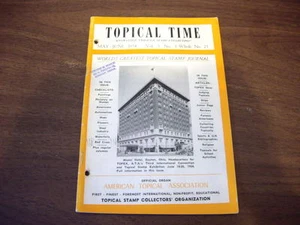 Vintage Stamp Collectors Topical Time Summer 1954 Vol 5 Issue 3 antique postage - Picture 1 of 1