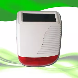 DynaSun Home Solar Außensirene DSSS01 Wireless Alarmanlage Alarmsystem Hausalarm - Bild 1 von 2