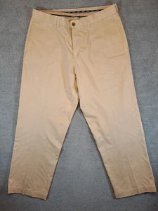 CINCH Up khaki Slacks Flat Front Chino Sz 40 x 32 Dress Casual Golf Bronze Label - Picture 1 of 10