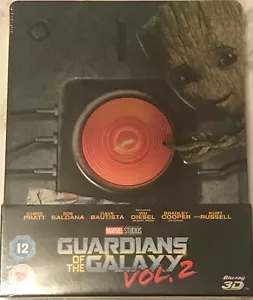 Guardians of the Galaxy Vol 2 - UK / SteelBook / Disney / Marvel 3D Blu-ray New - Picture 1 of 2