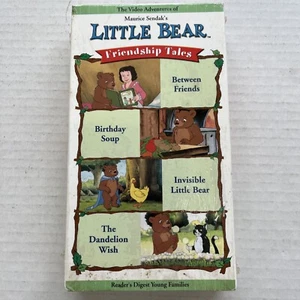 LITTLE BEAR FRIENDSHIP TALES Vhs Video Tape Maurice Sendak 2002 NELVANA Nick Jr - Foto 1 di 4