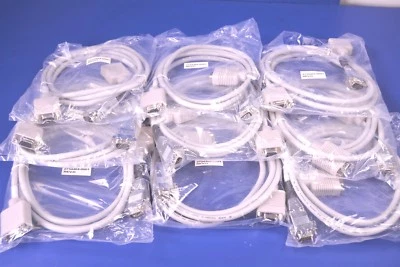 9 (Nine) VGA Male + DB9 to VGA Female Cable Connector Adapters - Image 1 of 4