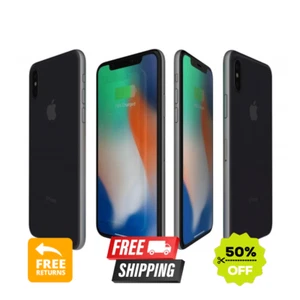 Apple iPhone X 256GB 64GB Unlocked Verizon Spectrum Metro T-Mobile 4G LTE - Afbeelding 1 van 8