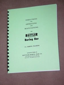 Barra de perforación manual Rottler modelo FA & FA2 - Imagen 1 de 1