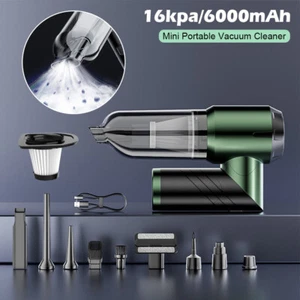 Aspirapolvere Portatile 100W 16000PA Motore Brushless Aspirapolvere Spolverino Ricaricabile - Foto 1 di 23