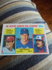 SEAVER, CARLTON, ROGERS 1984 TOPPS CAREER ERA LEADER #708 FREE SHIPPING