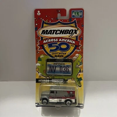 MATCHBOX ACROSS AMERICA 50TH BIRTHDAY NEVADA INTERNATIONAL ARMORED CAR SEALED - Image 1 of 2