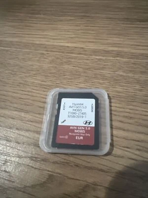 GENUINE HYUNDAI i10 GEN 5.0 SAT NAV NAVIGATION SD CARD EUROPE 2019 T1000 27405 - Image 1 of 2