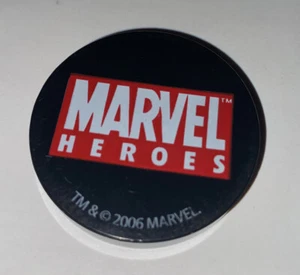 .25 Plastic Pog Slammer MARVEL HEROES Global Pog Association 2006 Pog Unlimited - Picture 1 of 4