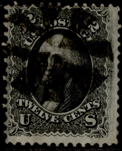 USA SCOTT 97, 12c negro, BIEN USADO. Cat $300. PARRILLA - Imagen 1 de 1