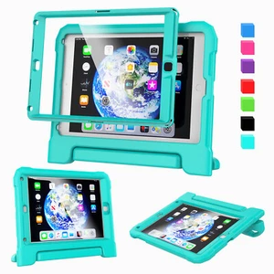 Kids Case For Apple iPad 9.7" Air / Air 2 - Built-in Screen Protector Foam Cover - Picture 1 of 78