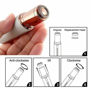 Cabezales de repuesto cuchillas de reemplazo limpieza para depiladora facial impecable - Imagen 1 de 8