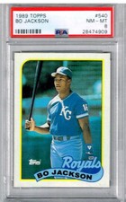 Bo Jackson 1989 Topps PSA 8