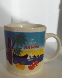 Vintage Hilo Hattie Coffee Mug Hawaii Tiki Sail Boats Rare - Picture 1 of 11