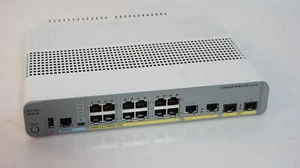 CISCO WS-C3560CX-12PD-S 16-PORT FAN-LESS COMPACT SWITCH|12x POE/4xUPLINK/2 10GB - Picture 1 of 5