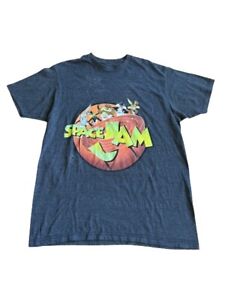 Looney Tunes Space Jam T-Shirt Men's Large Short Sleeve Gray Monster Tunes Squad