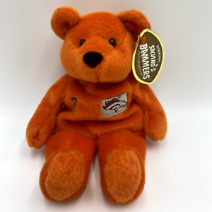 Denver Broncos #7 John Elway Orange Bean Bag Bear 9”