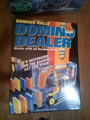 Domino Rally DOMINO DEALER 1992 Pressman Brand New Mint! Sealed #9515 Motorized - Image 1 of 4