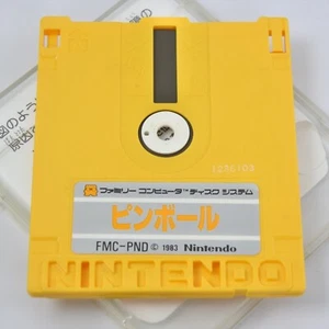 PINBALL / BOMBERMAN Nintendo Famicom Disk Only Rewriting 1570 dk - Picture 1 of 4