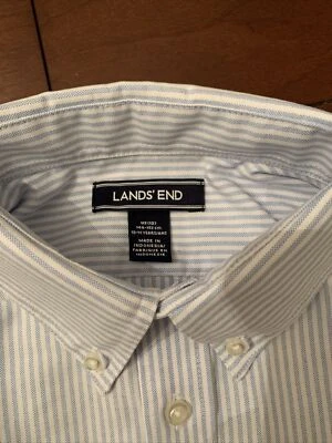 Land’s End Youth Button Down Shirt, New without tags youth 12 boys - Image 1 of 4