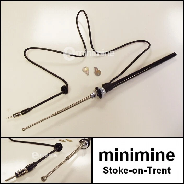 Antenna classica mini ala cromata MSA1118 INC. SPEDIZIONE GRATUITA! - Immagine 1 di 1