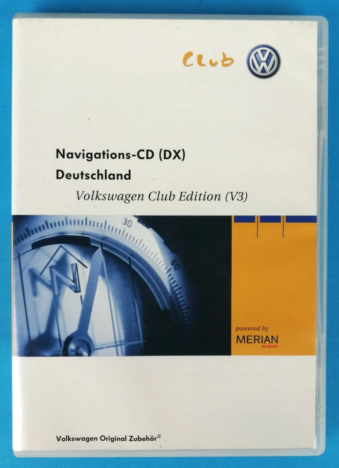 VOLKSWAGEN NAVIGATIONS V3 - CD - IN TEDESCO - 2005 - RARE - Immagine 1 di 3