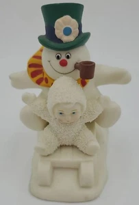Dept 56 Snowbabies Fun con Frosty il pupazzo di neve 59311 HDDJV NO SCATOLA - Foto 1 di 7