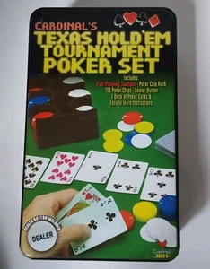 CARDINAL’S Texas Hold’em Tournament Poker Set (2003)  MODEL: 1325 - Picture 1 of 13