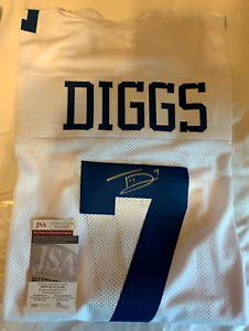 Trevon Diggs Autographed Signed White Custom Jersey Dallas Cowboys