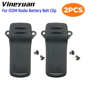 2PC BP-227 Clip de cinturón de batería para ICOM IC-V85 IC-F50 IC-50V IC-51 IC-51V IC-60 - Imagen 1 de 12