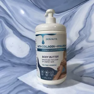 NEW! SKIN NUTR. Collagen Hyaluronic CREPEY SKIN WRINKLE SMOOTHING BODY BUTTER - Picture 1 of 3
