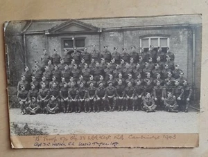 Photograph 1943 original. 58 L.A.A Regiment Royal Artillery B Troop Group WWII - Picture 1 of 7