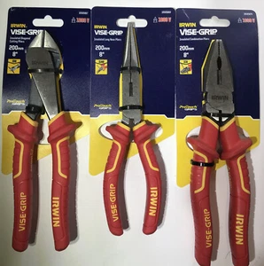 "Juego de alicates Irwin ViseGrip ProTouch 1000 V, 200 mm - 8"" nueva edición paquete de 3" - Imagen 1 de 5