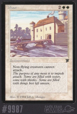 MTG Moat #9987, NM-Mint, English Legends - Image 1 of 2