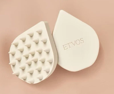 Japan ETVOS Hair Care Relaxing Scalp Massage Brush #Beige  US Seller - Image 1 of 4