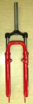 SCHWINN 700C MOUNTAIN BICYCLE RED SUSPENSION FORK BIKE PARTS 487-2 - Image 1 of 4