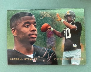1995 Flair Football Kordell Stewart #168 Rookie RC Pittsburgh Steelers - Picture 1 of 2