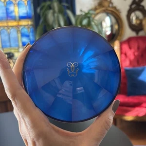 VUOTO Vintage Guerlain Shalimar 4,4 oz Scatola Polvere Contenitore & Puff in Box LEGGI - Foto 1 di 9