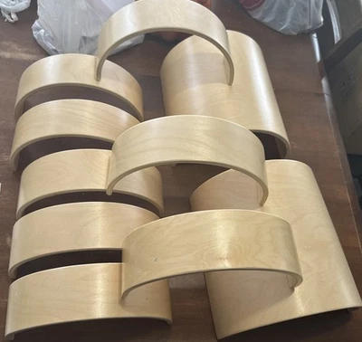 Guide Craft Wooden Tunnels and Arches, Block Play, Natural, 10-Piece - Image 1 of 4